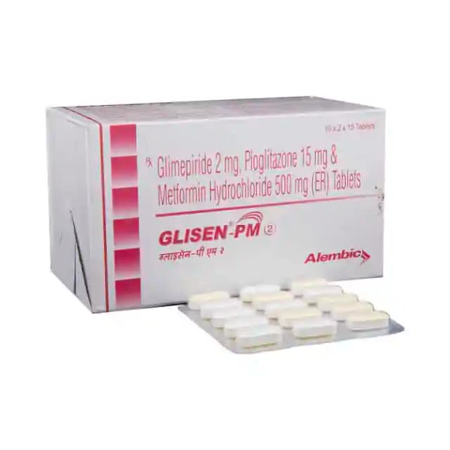Glisen PM 2 ER (15 tablets er in 1 strip)