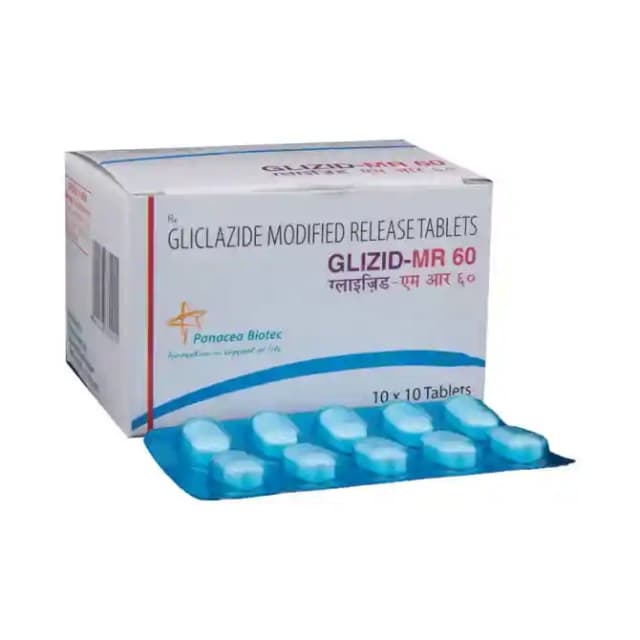 Glizid MR 60 (10 tablets mr in 1 strip)