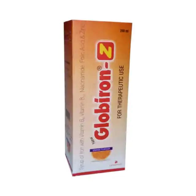 Globiron Z Syrup (1 Bottle of 200 ml Syrup)