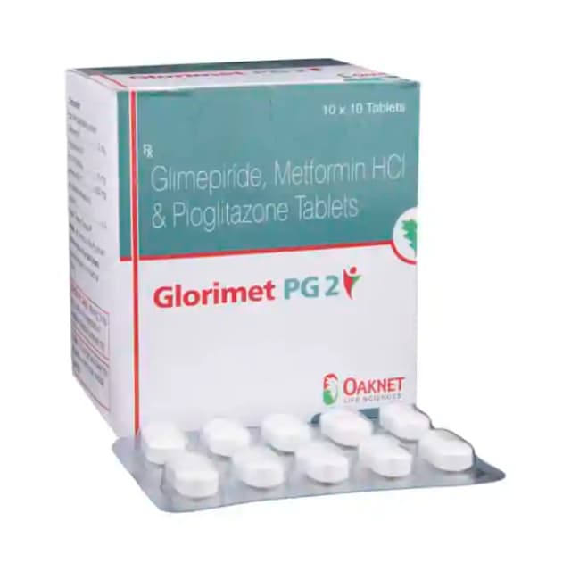 Glorimet PG 2 (10 tablets in 1 strip)