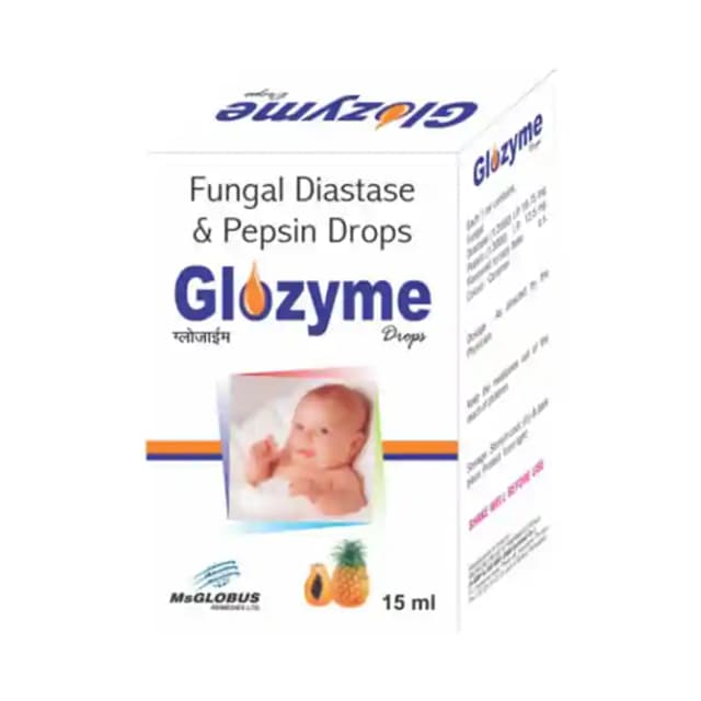 Glozyme Oral Drops (1 Bottle of 15 ml Oral Drops)