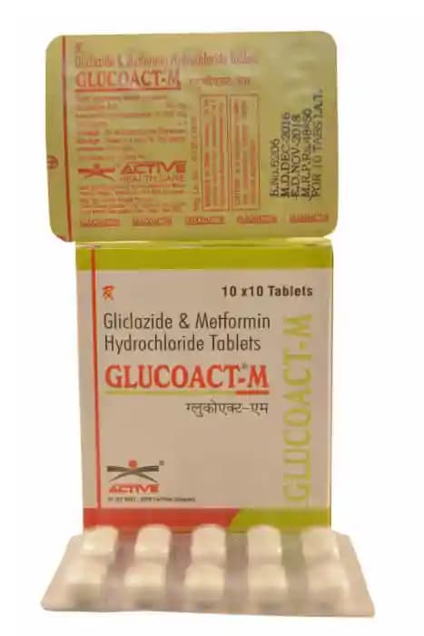 Glucoact M 80mg/500mg (10 tablets in 1 strip)
