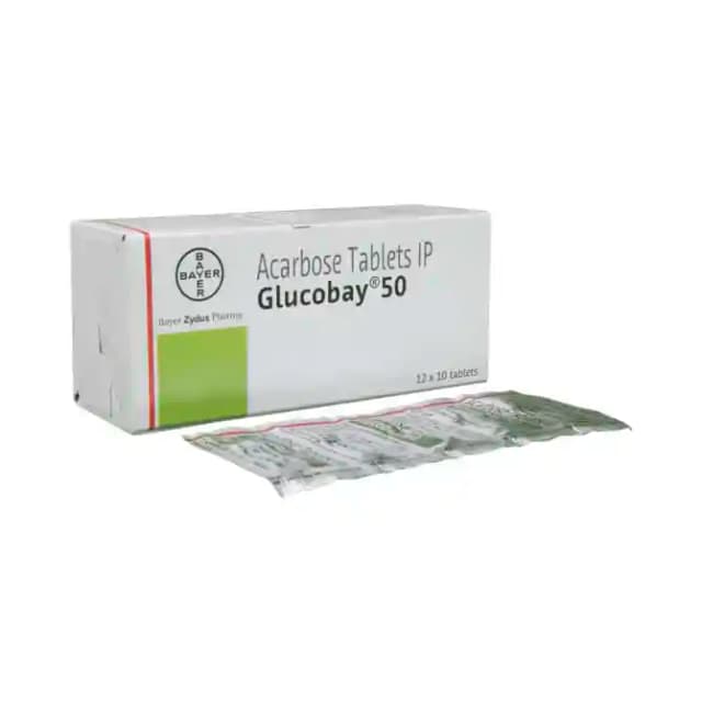 Glucobay 50 (10 tablets in 1 strip)