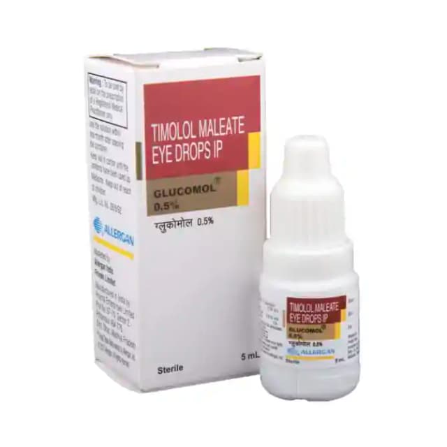 Glucomol 0.5% Eye Drop (5 ml in 1 bottle)