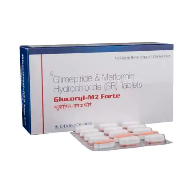 Glucoryl M 2 Forte PR (15 tablets pr in 1 strip)