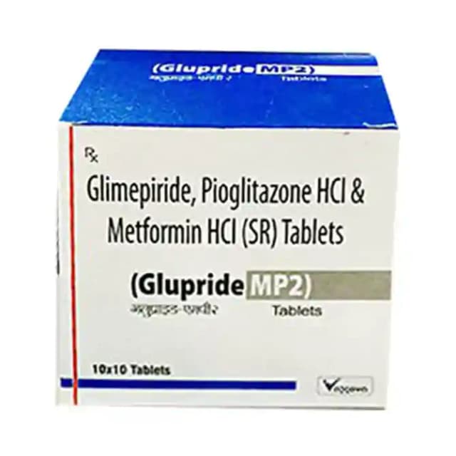 Glupride MP2 SR (10 tablets sr in 1 strip)