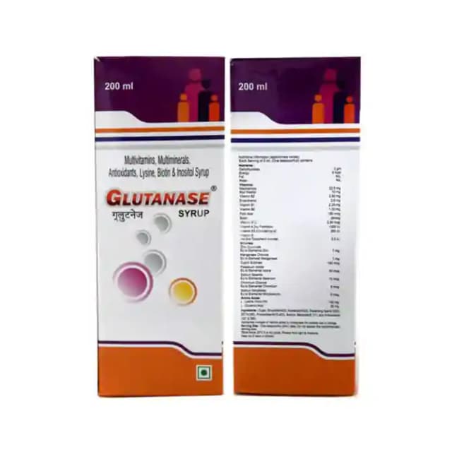 Glutanase Syrup (1 Bottle of 200 ml Syrup)