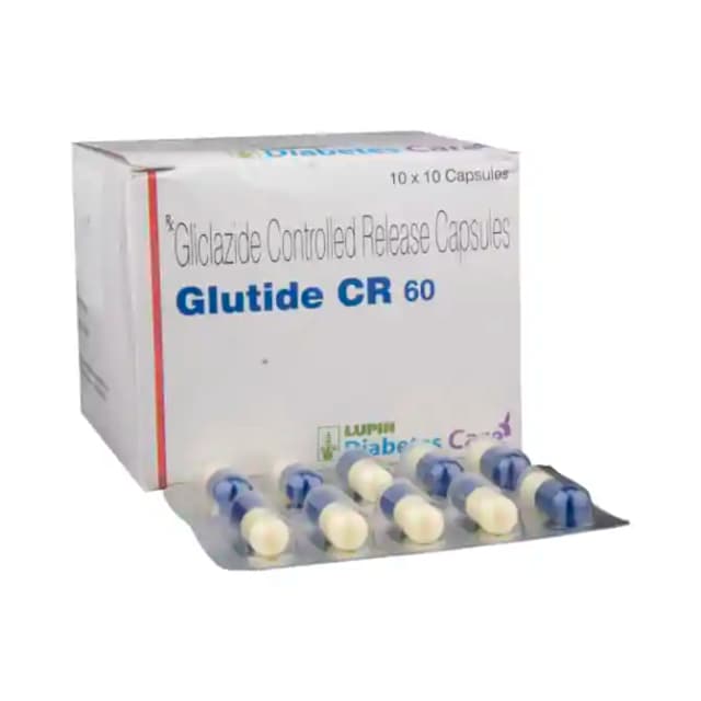 Glutide CR 60 (10 capsule cr in 1 strip)