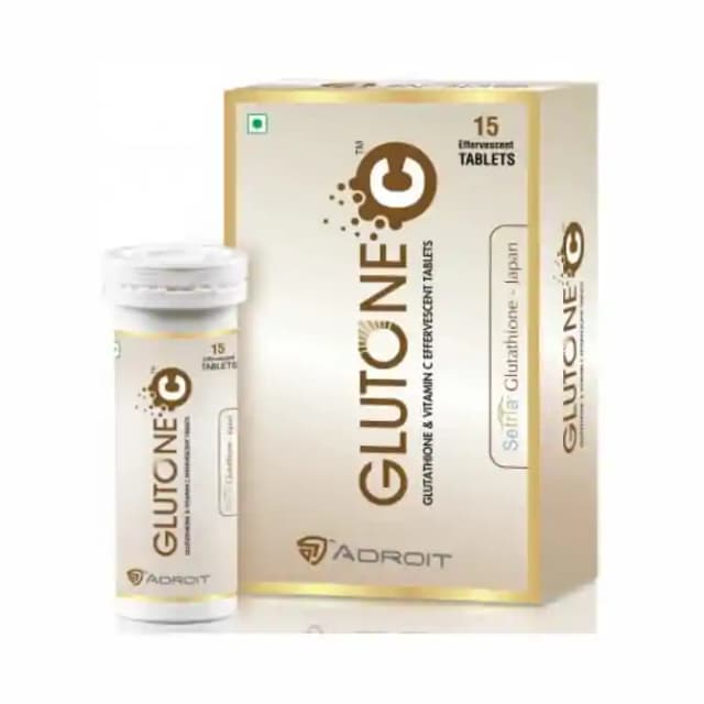 Glutone C Effervescent (1 Strip Of 15 Effervescent tablets)