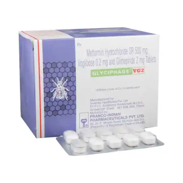 Glyciphage VG2 SR (10 tablets sr in 1 strip)