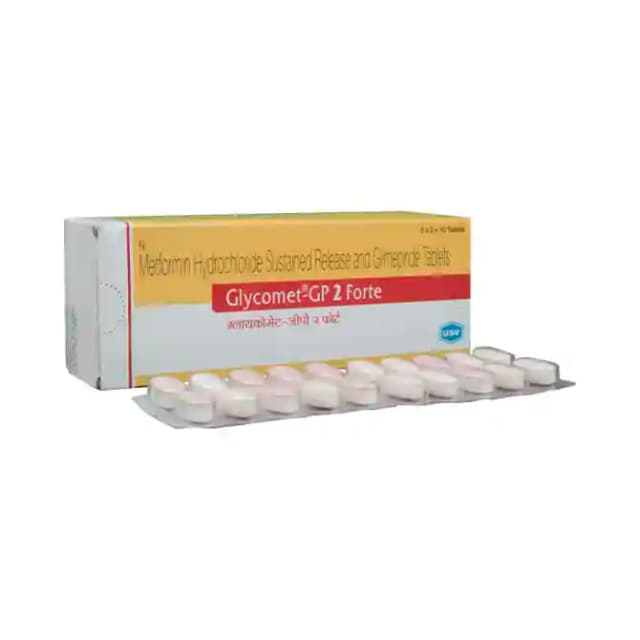 Glycomet GP 2 Forte SR (10 tablets sr in 1 strip)