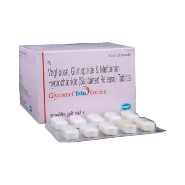 Glycomet Trio Forte 1 SR (10 tablets sr in 1 strip)