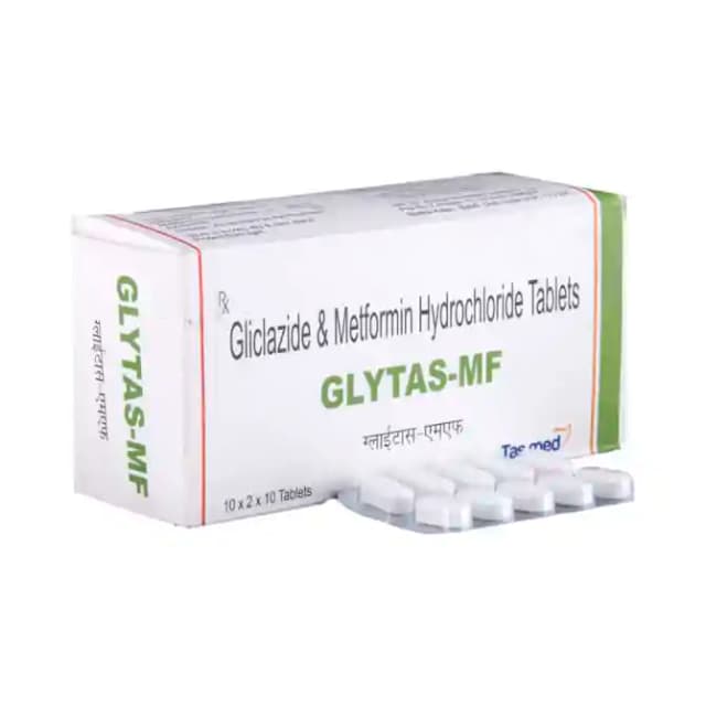 Glytas MF (10 tablets in 1 strip)