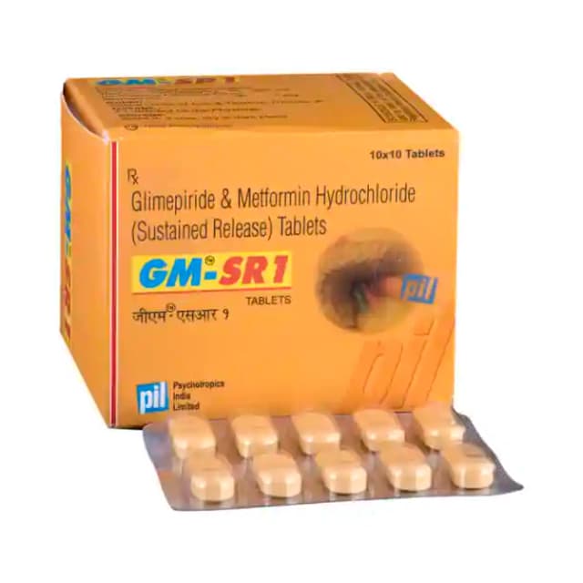 GM SR1 (10 tablets sr in 1 strip)