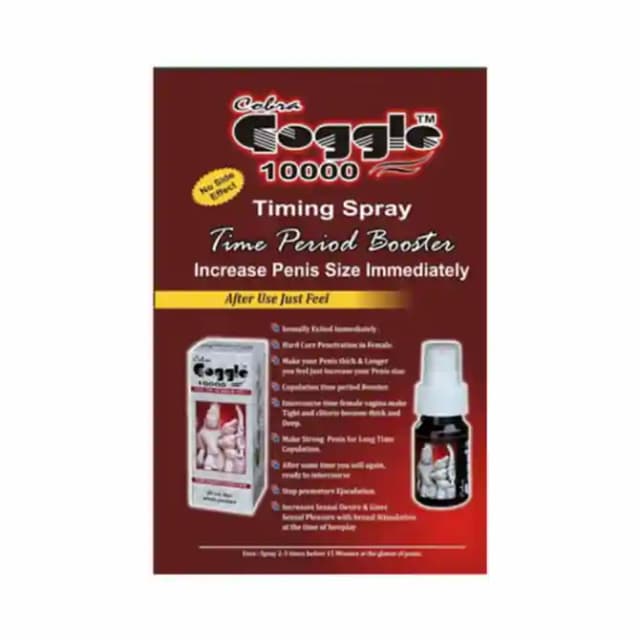 Goggle 10000 Timing Spray for Men (1 Bottle of 20 gm Spray)