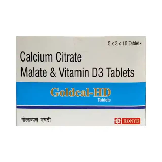 Goldcal HD (1 Strip Of 10 tablets)