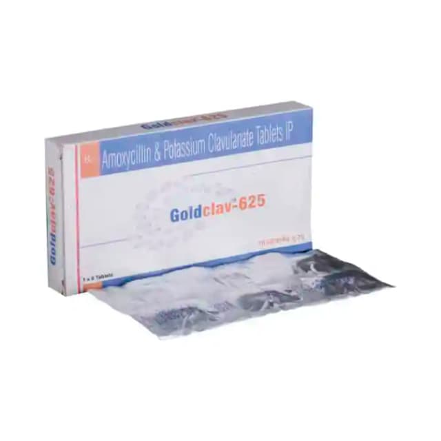 Goldclav 625 (6 tablets in 1 strip)