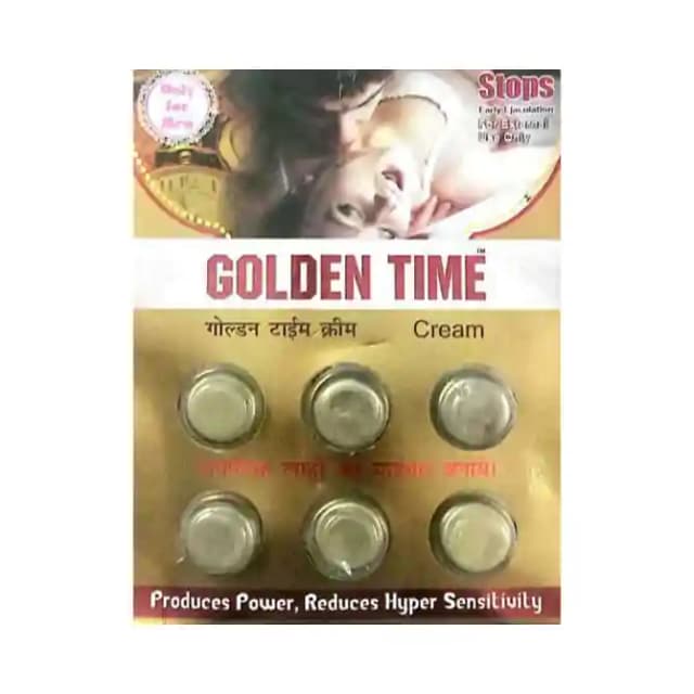 Golden Time 1gm Cream (1 Packet Of 6 bottles)