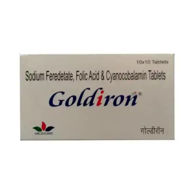 Goldiron (1 Strip Of 10 tablets)