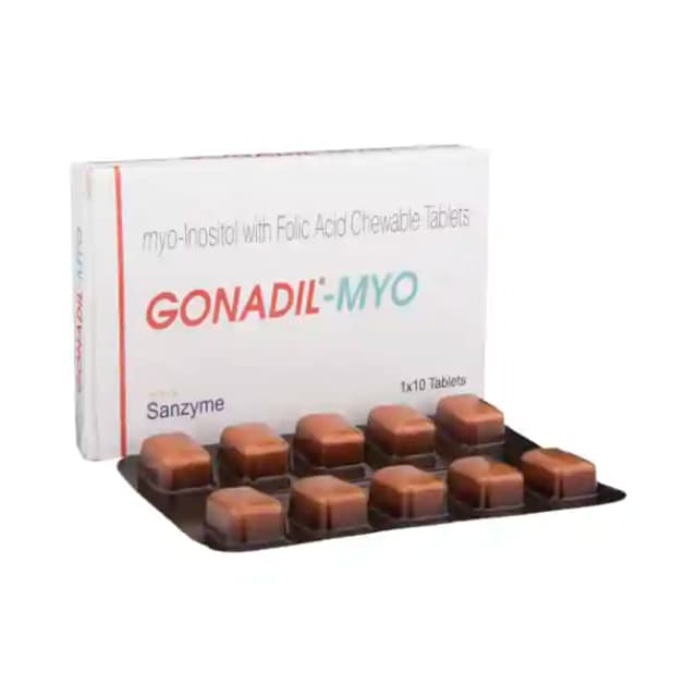 Gonadil Myo Chewable (1 Strip Of 10 Chewable Tablets)