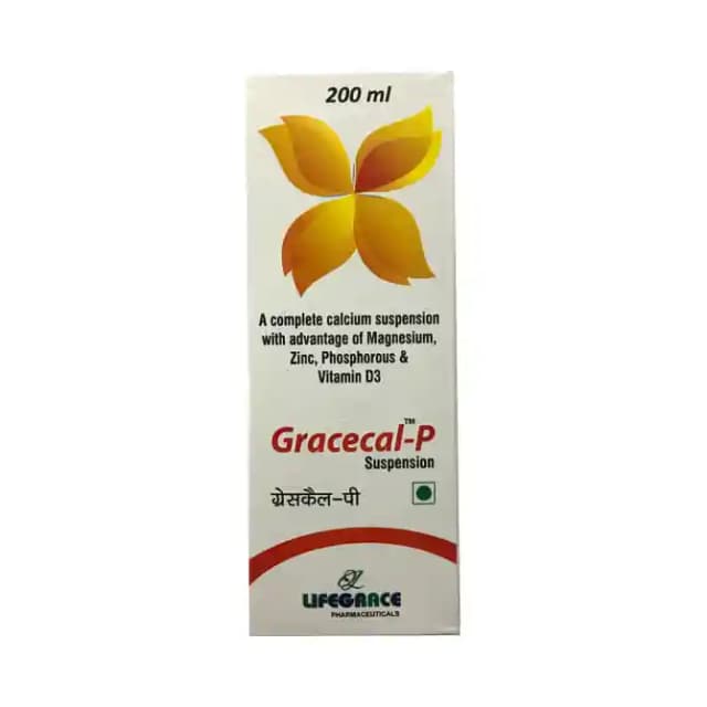 Gracecal P Oral Suspension (1 Bottle of 200 ml Oral Suspension)
