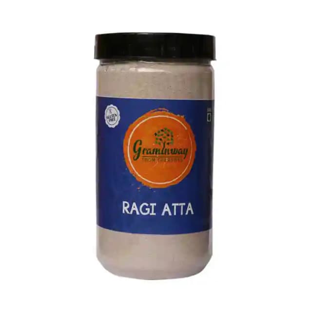 Graminway Gluten Free Ragi Atta (1 Jar Of 450 gm Flour)