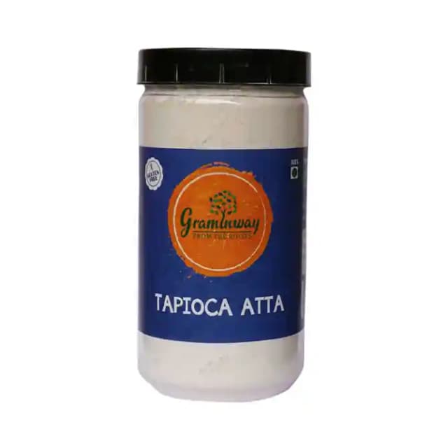 Graminway Gluten Free Tapioca Atta (1 Jar Of 450 gm Flour)