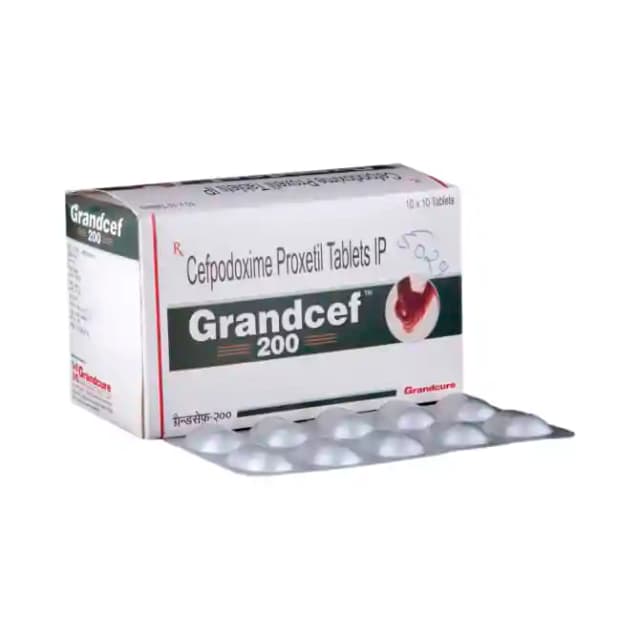 Grandcef 200 (10 tablets in 1 strip)