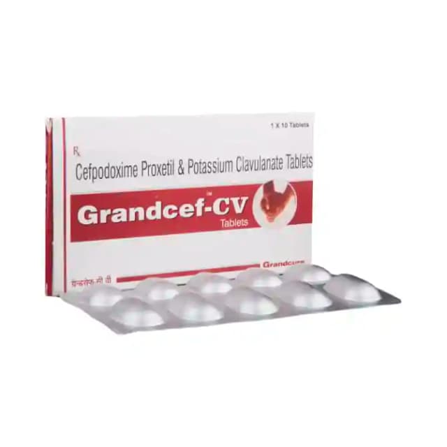 Grandcef CV (10 tablets in 1 strip)