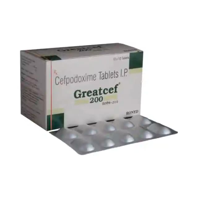 Greatcef 200 (10 tablets in 1 strip)