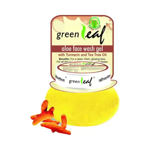 Green Leaf Aloe Face Wash Gel (1 Jar Of 120 gm Gel)