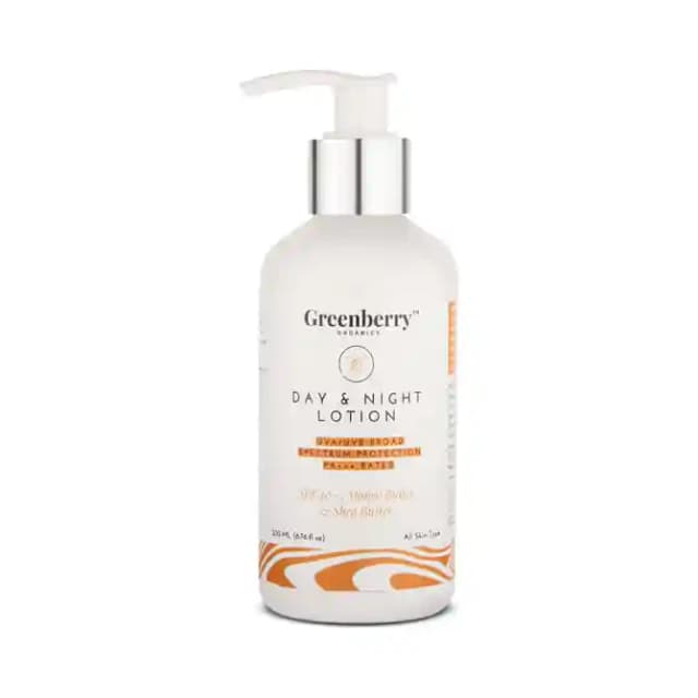 Greenberry Organics Day Lotion SPF 40+ (1 Pump Bottle of 200 ml Lotion)