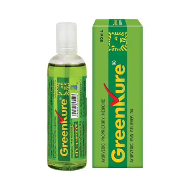 Greenkure Ayurvedic Pain Reliever Oil (1 Bottle of 50 ml Oil)