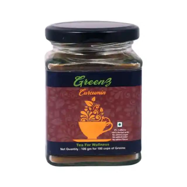 Greenz Curcumin Tea (1 Jar Of 100 gm Tea)