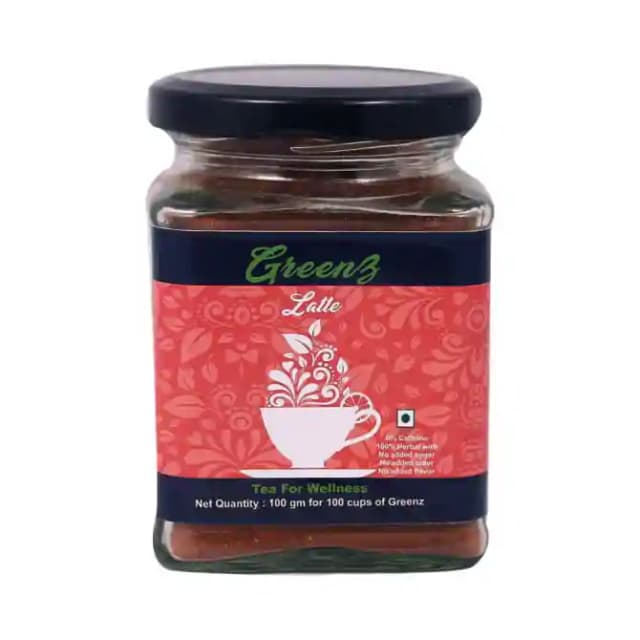 Greenz Latte Tea (1 Jar Of 100 gm Tea)