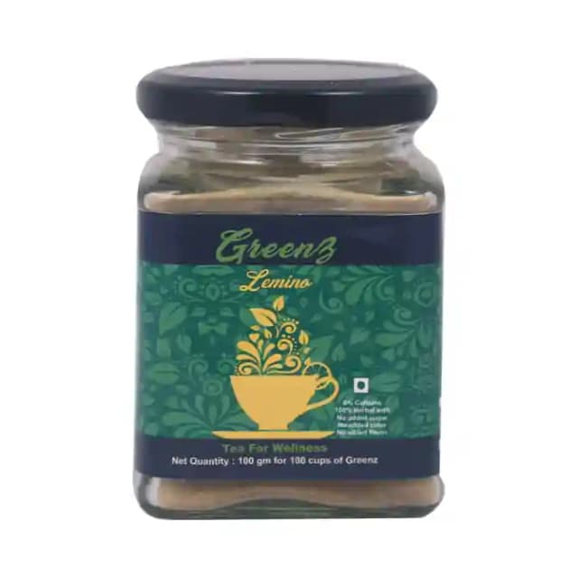 Greenz Lemino Tea (1 Jar Of 100 gm Tea)
