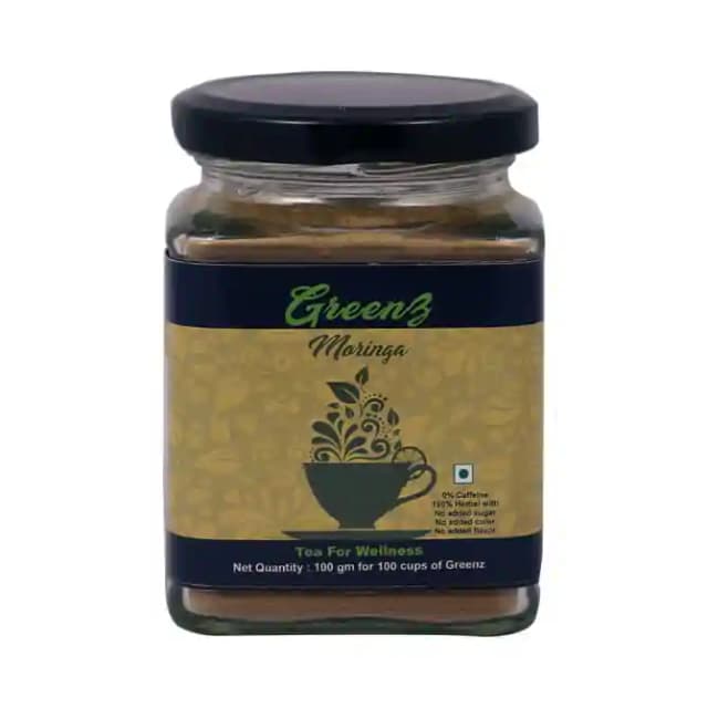 Greenz Moringa Tea (1 Jar Of 100 gm Tea)