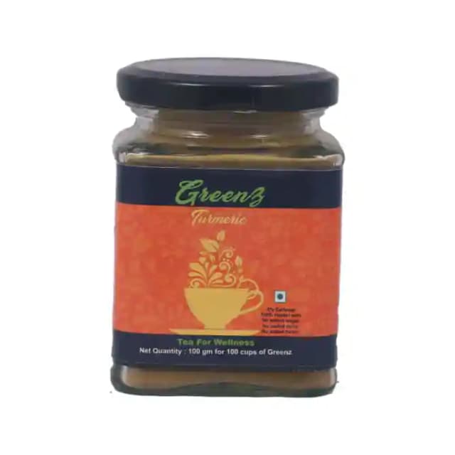 Greenz Turmeric Tea (1 Jar Of 100 gm Tea)