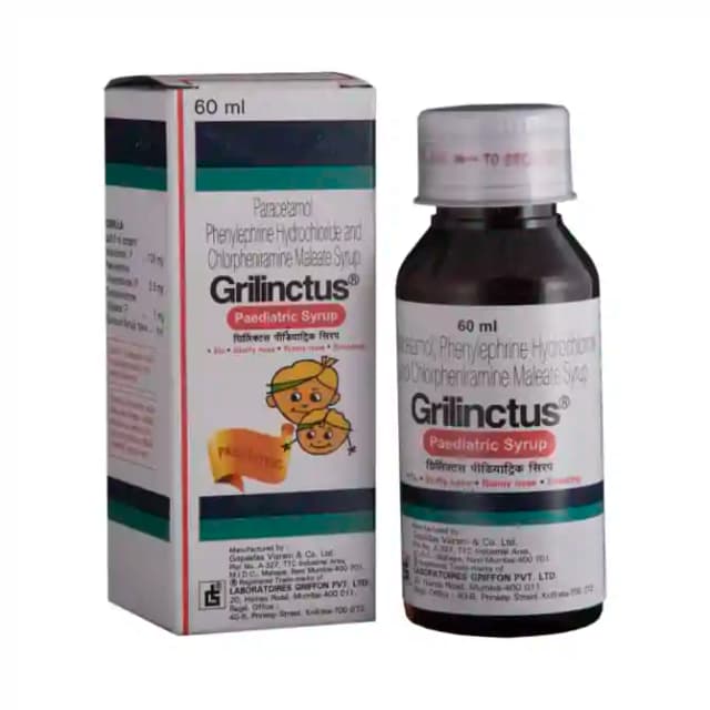 Grilinctus Paediatric Syrup (60 ml in 1 bottle)