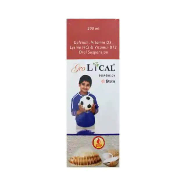Gro Lical Suspension (1 Bottle of 200 ml Suspension)