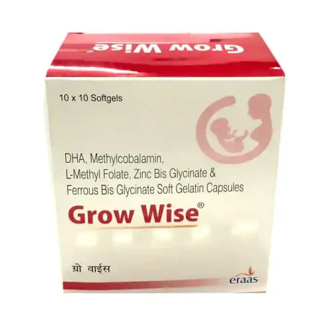 Grow Wise Soft Gelatin (1 Strip Of 10 soft gelatin capsules)