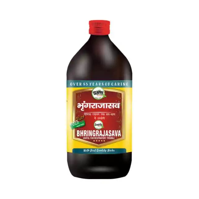 Guapha Ayurveda Bhringrajasava (1 Bottle of 450 ml Liquid)