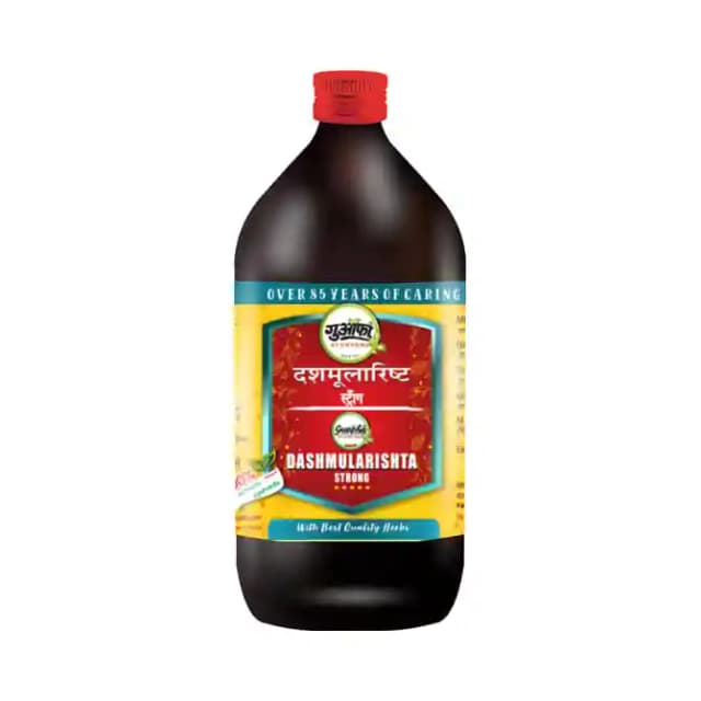 Guapha Ayurveda Dashmularishta Strong (1 Bottle of 450 ml Liquid)