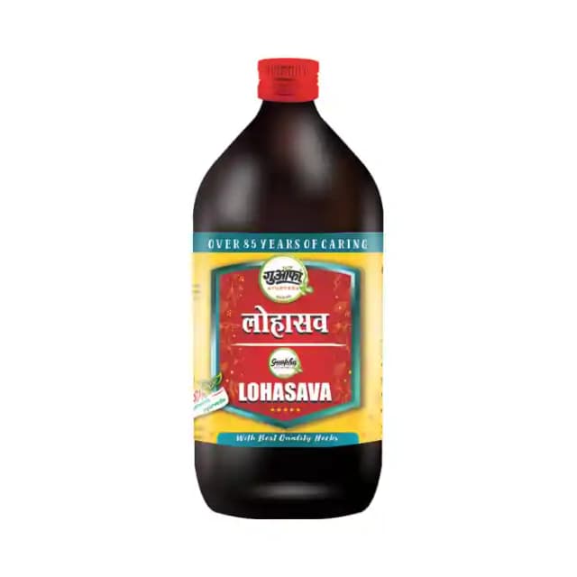 Guapha Ayurveda Lohasava (1 Bottle of 450 ml Liquid)