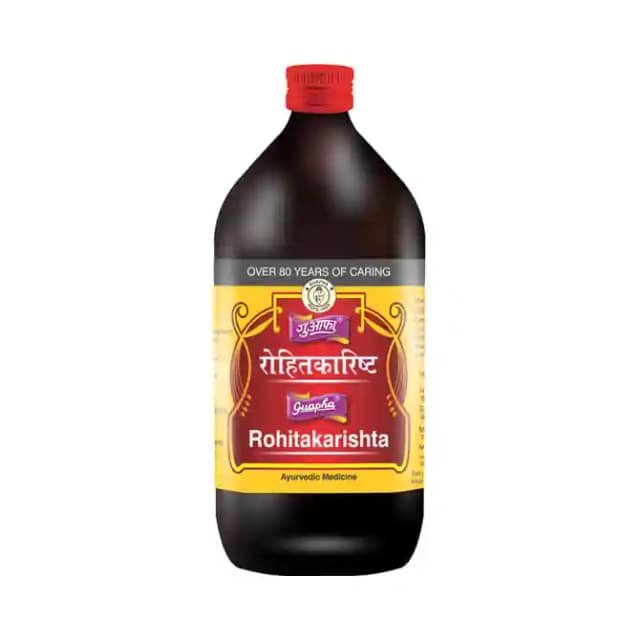 Guapha Ayurveda Rohitakarishta (1 Bottle of 450 ml Liquid)