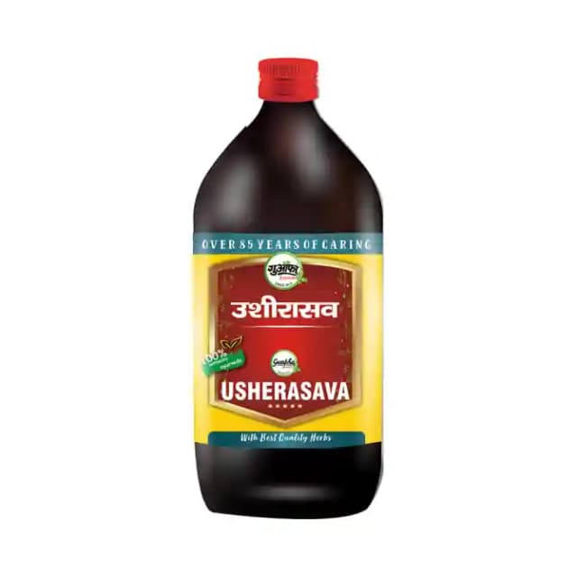 Guapha Ayurveda Usherasava (1 Bottle of 450 ml Syrup)
