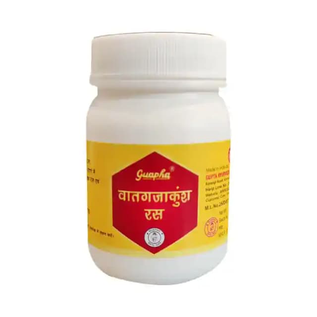 Guapha Vatgajankush Ras (1 Bottle of 50 gm tablets)
