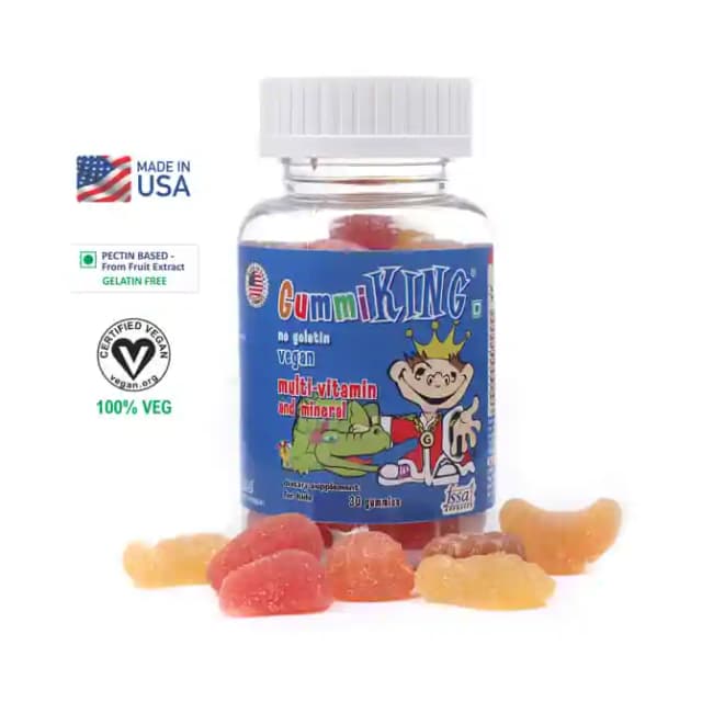 Gummiking Multivitamin & Mineral Gummy (1 Bottle of 30 gummies)