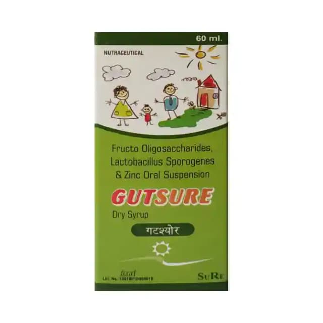 Gutsure Dry Syrup (1 Bottle of 60 ml Oral Suspension)