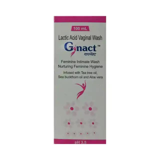 Gynact Vaginal Wash (1 Bottle of 100 ml Vaginal Wash)